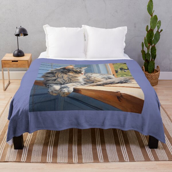 Item preview, Maine Coon Cat (acrylic) designed and sold by Samuelsboro.