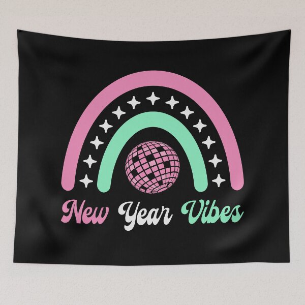 Item preview, New Year Vibes - Cute Boho-Inspired Rainbow, New Year 2024 Celebration (Lighter Design) designed and sold by Spiprinto.