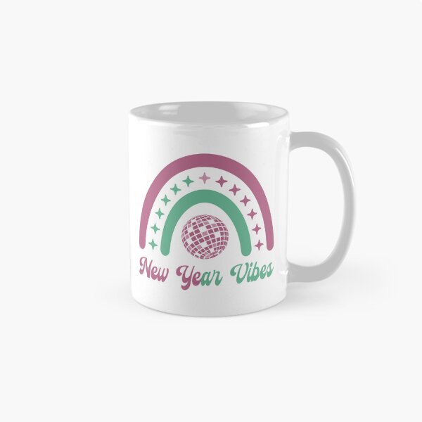 Item preview, New Year Vibes - Cute Boho-Inspired Rainbow, New Year 2024 Celebration (Darker Design) designed and sold by Spiprinto.
