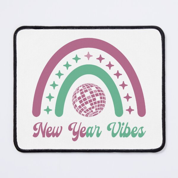Item preview, New Year Vibes - Cute Boho-Inspired Rainbow, New Year 2024 Celebration (Darker Design) designed and sold by Spiprinto.