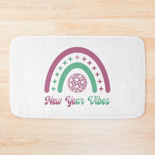 Item preview, New Year Vibes - Cute Boho-Inspired Rainbow, New Year 2024 Celebration (Darker Design) designed and sold by Spiprinto.
