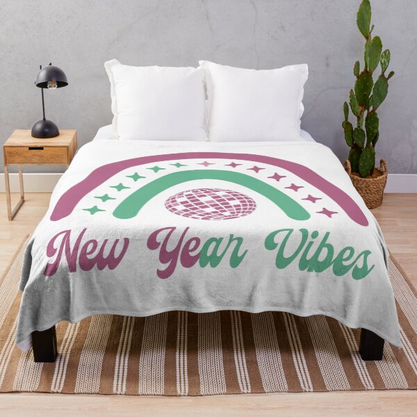 Item preview, New Year Vibes - Cute Boho-Inspired Rainbow, New Year 2024 Celebration (Darker Design) designed and sold by Spiprinto.