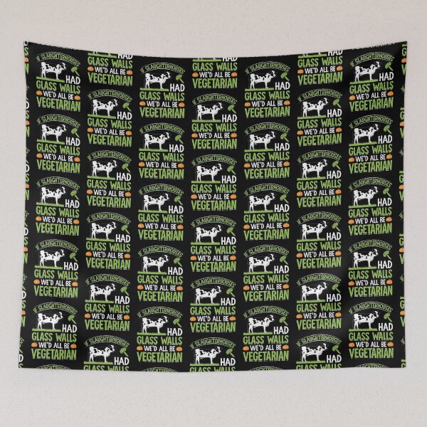 Item preview, If Slaughterhouses had glass walls  - Cool Gifts For Vegan by FanityPrints designed and sold by FanityPrints.