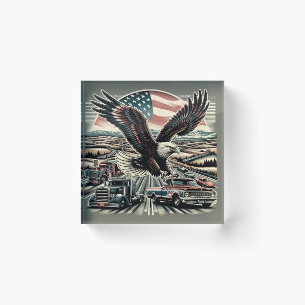 Item preview, American Spirit: Eagles, Highways, and Horsepower designed and sold by KooperGay.