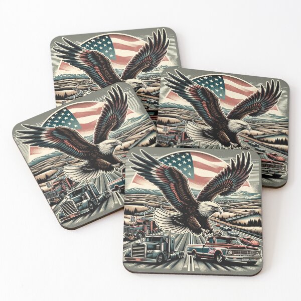Item preview, American Spirit: Eagles, Highways, and Horsepower designed and sold by KooperGay.