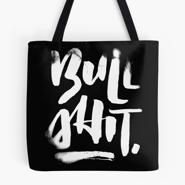 Item preview, Bullshit Text Typography Graffiti designed and sold by FriskySloths.