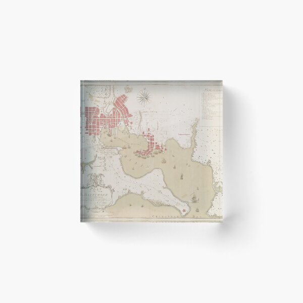 Item preview, Vintage Map of Baltimore MD (1793) designed and sold by BravuraMedia.