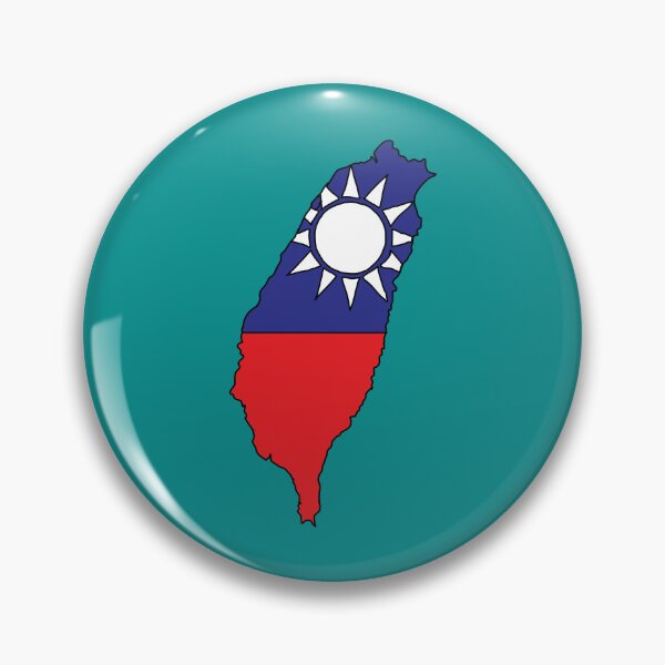 Item preview, Taiwan country shape flag designed and sold by Rachael Taylor.