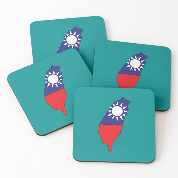 Item preview, Taiwan country shape flag designed and sold by Rachael Taylor.