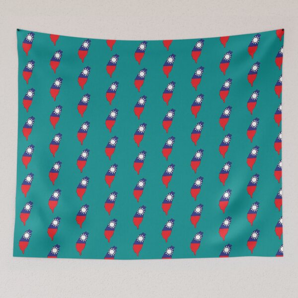 Item preview, Taiwan country shape flag designed and sold by Rachael Taylor.