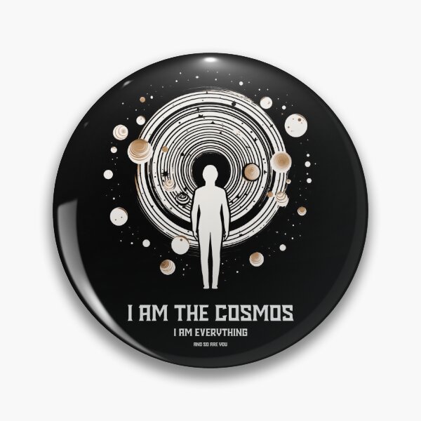 Item preview, I am the cosmos - decorative universe & planets text designed and sold by ArtstyleAlchemy.