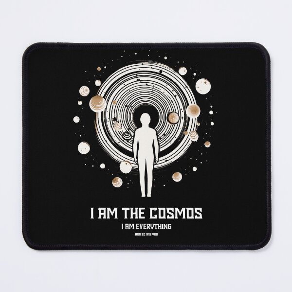 Item preview, I am the cosmos - decorative universe & planets text designed and sold by ArtstyleAlchemy.