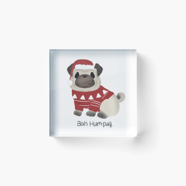 Item preview, Bah Hum-Pug designed and sold by Cattodoodles.