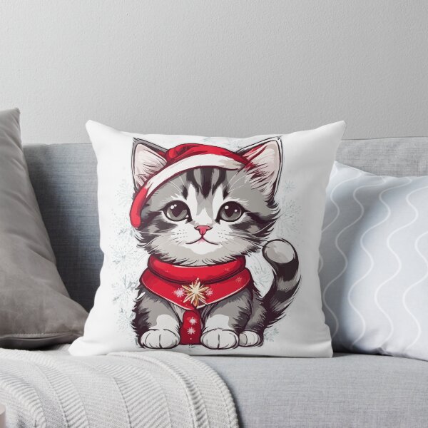 Item preview, Christmas Design | cute kitten designed and sold by PictureCanvas.