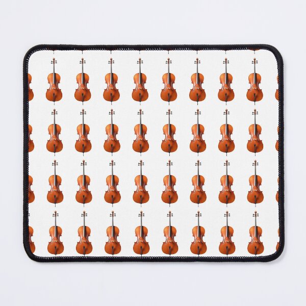 Item preview, Viola small tiled repeated geometric pattern for string symphony orchestra musicians designed and sold by ElegantTeaTime.