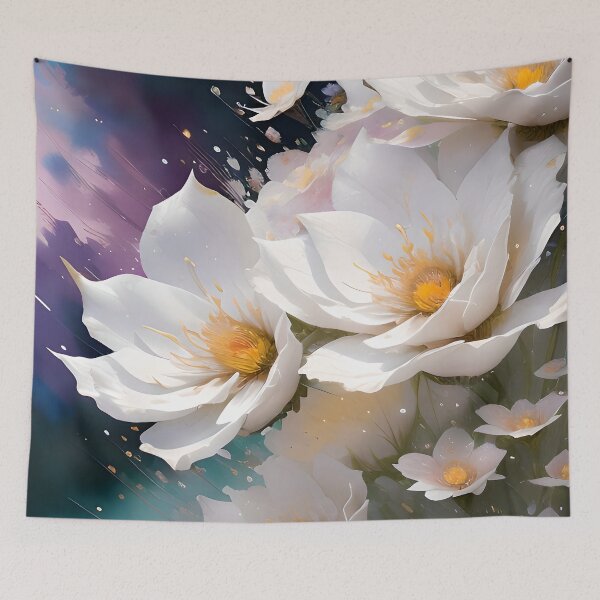 Item preview, Bright White Flower Field designed and sold by tobyheward.