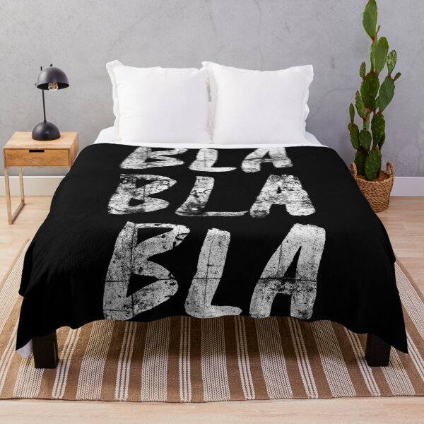 Item preview, Bla Bla Bla Text Typography Graffiti designed and sold by FriskySloths.