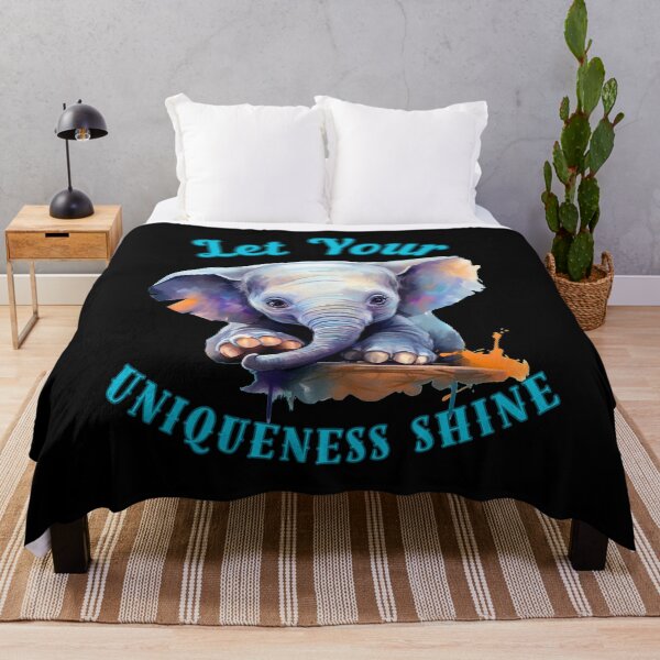 Item preview, Let Your Uniqueness Shine. funny elephant designed and sold by ElephantVibes.
