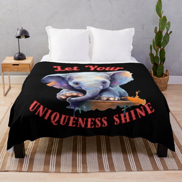 Item preview, Let Your Uniqueness Shine. colorful elephant designed and sold by ElephantVibes.