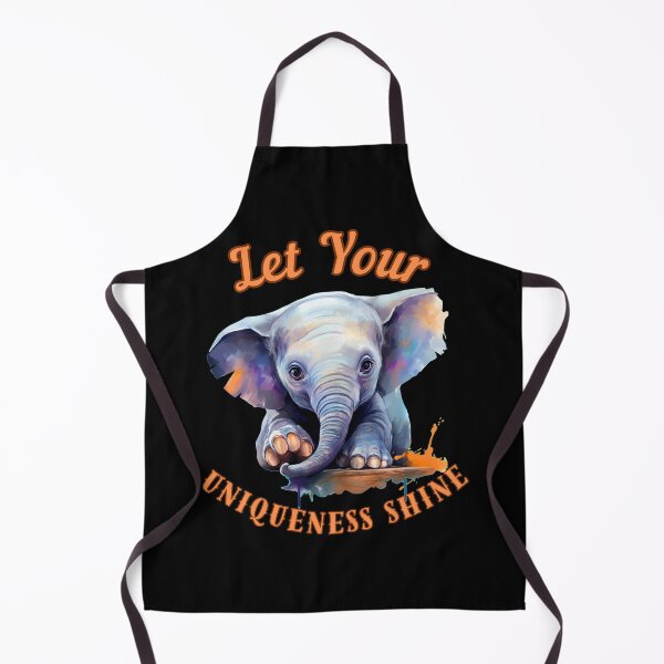 Item preview, Let Your Uniqueness Shine. elephant portrait designed and sold by ElephantVibes.