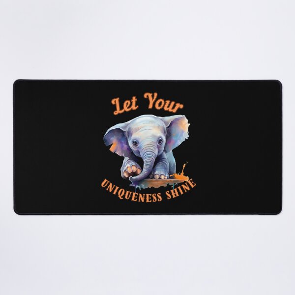 Item preview, Let Your Uniqueness Shine. elephant portrait designed and sold by ElephantVibes.
