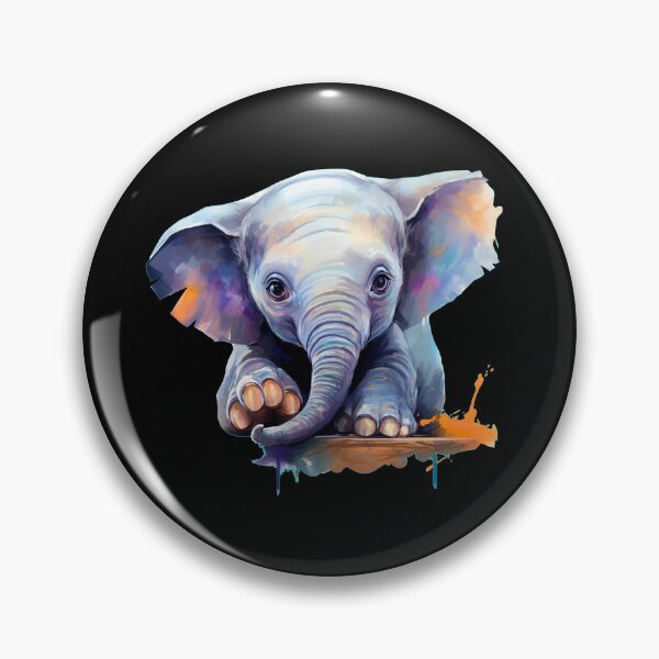 Item preview, Tiny Elephant designed and sold by ElephantVibes.