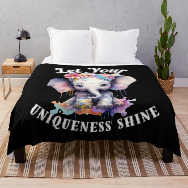 Item preview, Let Your Uniqueness Shine. surreal elephant designed and sold by ElephantVibes.