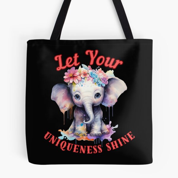Item preview, Let Your Uniqueness Shine. happy elephant designed and sold by ElephantVibes.