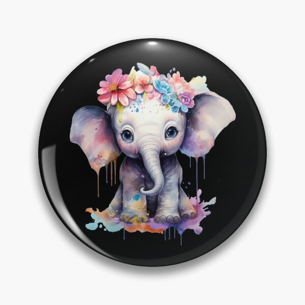 Item preview, Tiny Elephant designed and sold by ElephantVibes.