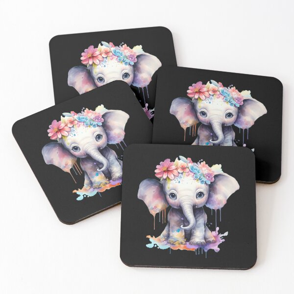Item preview, Tiny Elephant designed and sold by ElephantVibes.