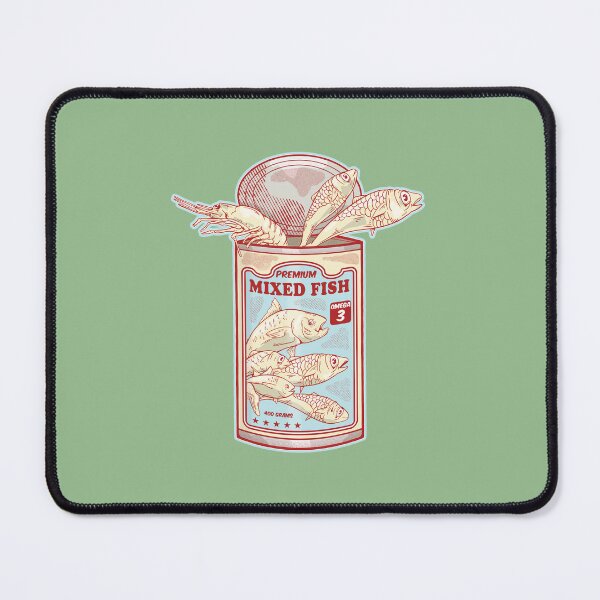 Item preview, Mixed Fish Funny canned food designed and sold by piedaydesigns.