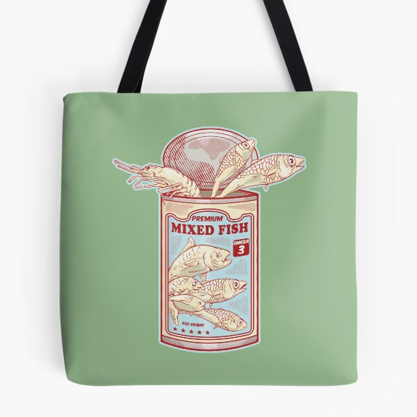 Item preview, Mixed Fish Funny canned food designed and sold by piedaydesigns.