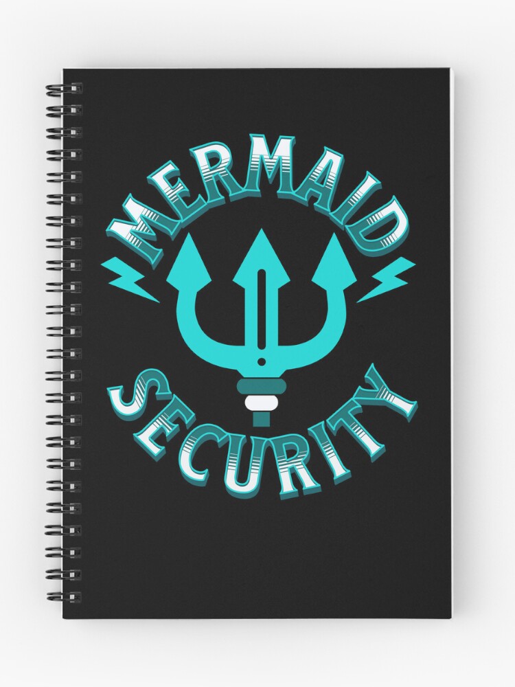 Imagen 1 de 3, Cuaderno con la obra Mermaid Security Merman Costume Kids Mermaid Security Gear, diseñada y vendida por DynamicDesign.