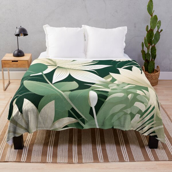 Item preview, Mid Century Botanical Retro Leaves Florals designed and sold by Prints and Lifestyle.