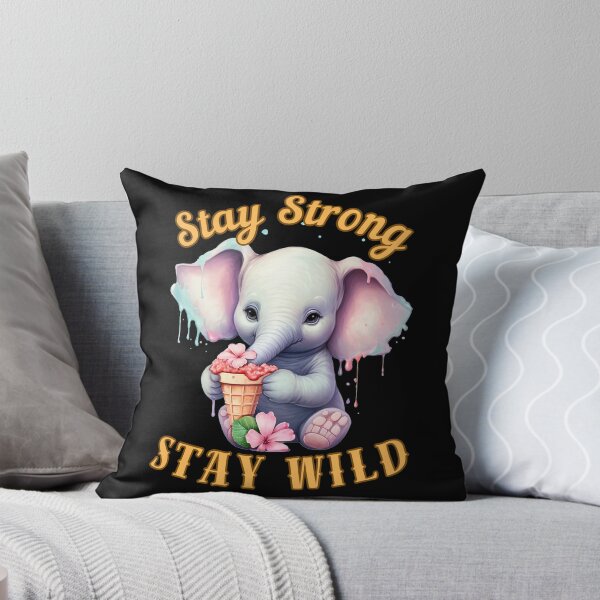 Item preview, Stay Strong, Stay Wild. elephant lover designed and sold by ElephantVibes.