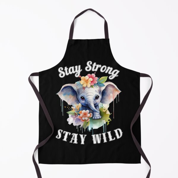 Item preview, Stay Strong, Stay Wild. surreal elephant designed and sold by ElephantVibes.