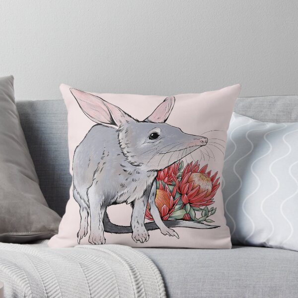 Item preview, Australia Bilby Bandicoot and Protea Flower  designed and sold by Mousewren.
