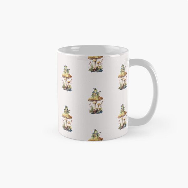 Item preview, Cottage Core Frog Playing Banjo On Toadstool  designed and sold by LittleGnomad.