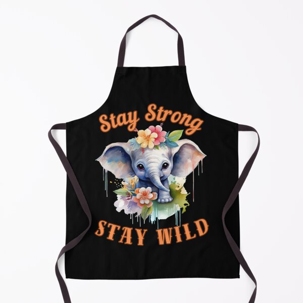 Item preview, Stay Strong, Stay Wild. african elephant designed and sold by ElephantVibes.