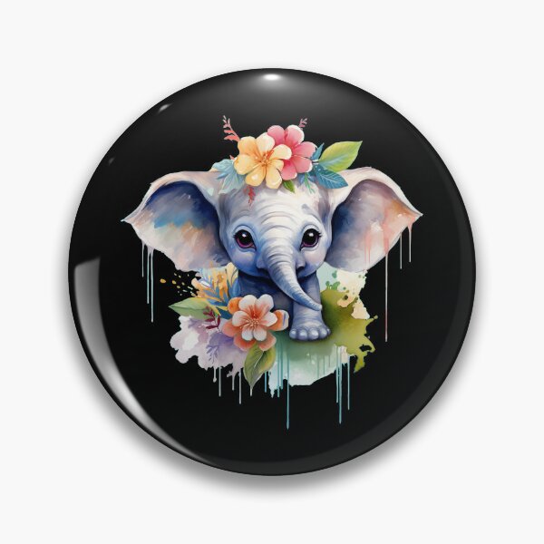 Item preview, Tiny Elephant designed and sold by ElephantVibes.