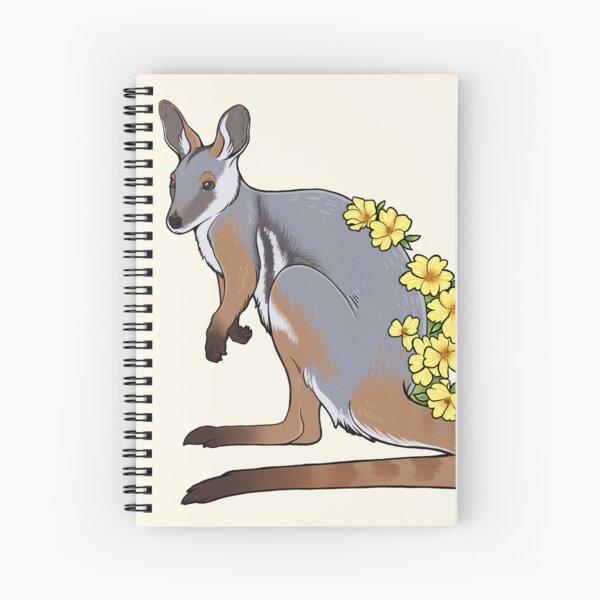 Item preview, Yellow Footed Rock Wallaby and Guinea Flowers designed and sold by Mousewren.