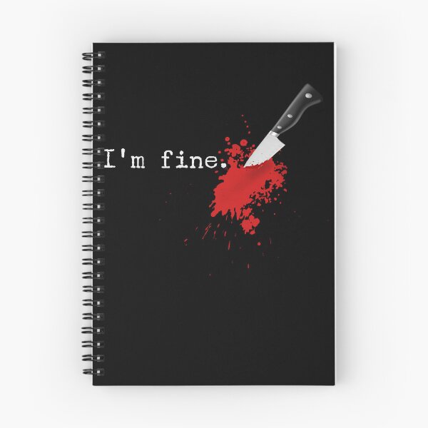 Item preview, I'm Fine Knife Stab Funny Halloween Stabbed Costume Gear designed and sold by DynamicDesign.