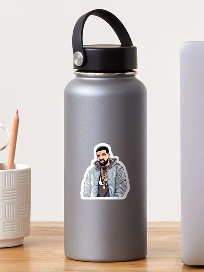 Thumbnail 1 of 3, Sticker, Cartoon Drake Rapper Sticker designed and sold by DesignsByElias.