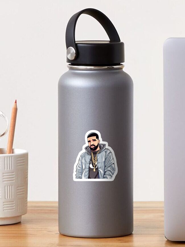 Thumbnail 1 of 3, Sticker, Cartoon Drake Rapper Sticker designed and sold by DesignsByElias.