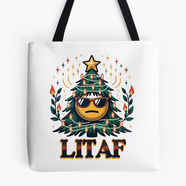 Item preview, Classic Christmas Tree Emoji in Retro Style designed and sold by MAPDDesigns.