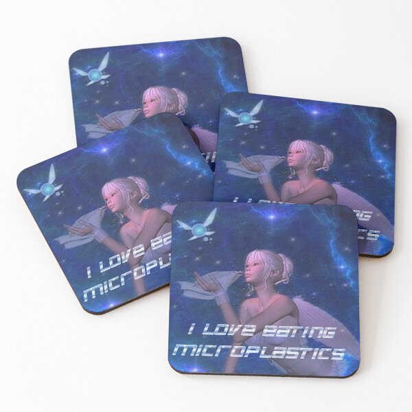 Item preview, me encanta comer microplásticos hada cybergirl designed and sold by staticc.