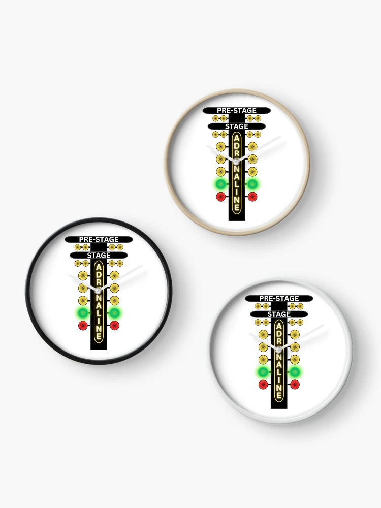 Thumbnail 3 of 4, Clock, Drag Racing Tree designed and sold by Afterzanner.