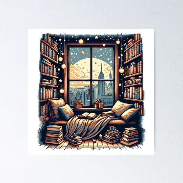 Booknook, Book Nook, Diorama. Book Alley Shelf Insert, Book Lover Gift,  Library Room, Heaps of Books, Cosy Chair. -  UK