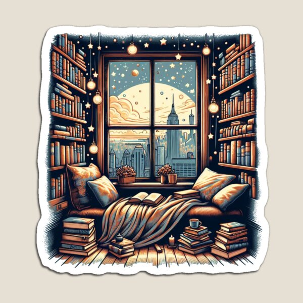 Item preview, Book Nook designed and sold by NeonNestAppr.