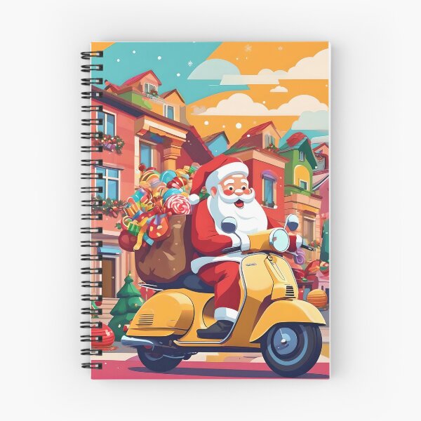 Item preview, Santa Claus rides a Vespa designed and sold by Cat Prince.